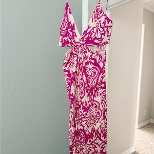 Zara printed jumpsuit